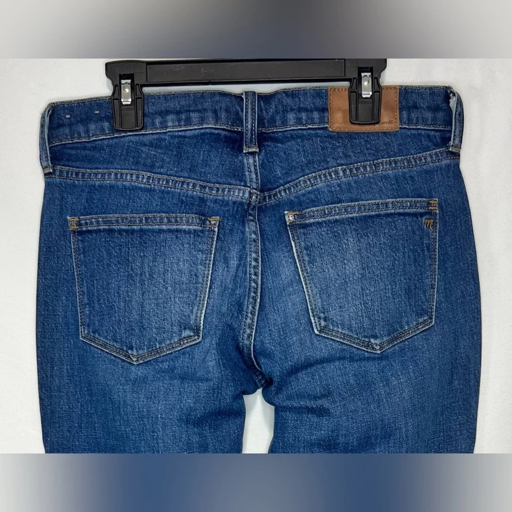 Madewell The Slim Boyjean: Raw-Hem Edition Mid Rise Denim Classic Straight Leg